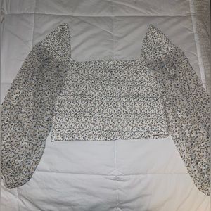 Square neck crop top